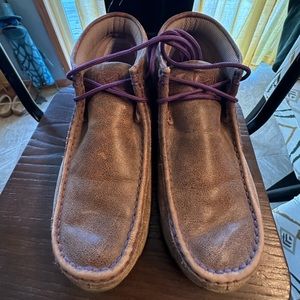 Twisted X Women's Purple Driving Moccasin
